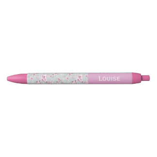 Vintage Rose Pink Namensstift Kugelschreiber