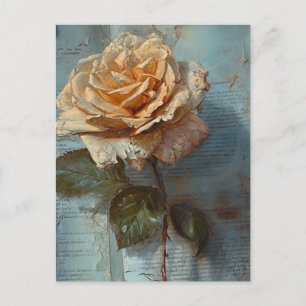 Vintage Rose Postkarte