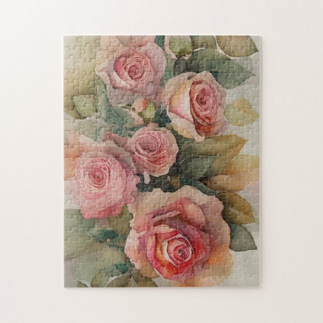 Vintage Rose Puzzle (Vertikal)