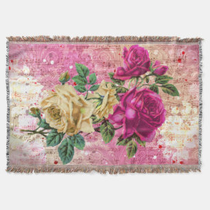 Vintage Rose rosafarbenes Tissue Paper Decke
