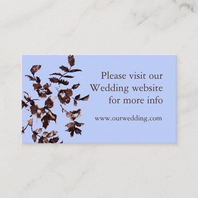 Vintage Rose rustikale Hochzeitskarte Begleitkarte (Vorderseite)