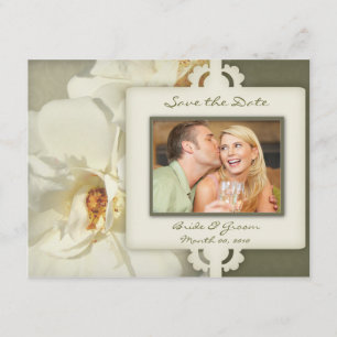 Vintage Rose Save the Date Fotokarten