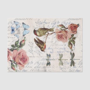 Vintage Rose Seidenpapier