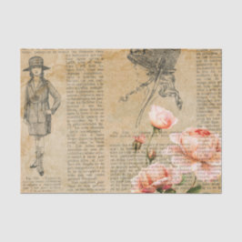 Vintage Rose Seidenpapier