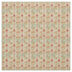 Vintage Rose Streifen mit antiker Eleganz Stoff