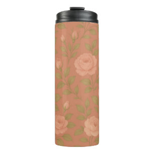 Vintage-Rose-Thermal-Tumbler Thermosbecher