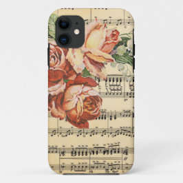 Vintage Rose Trio & Music Case-Mate iPhone Hülle