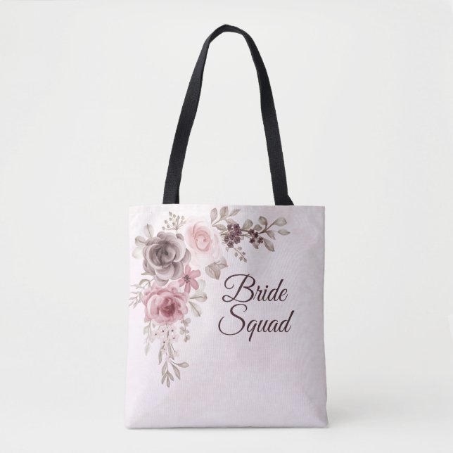 Vintage Rose und Blume in Rosa (Vorderseite)