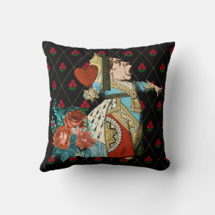 Vintage Rose und Diamanten Königin von Alice Kissen