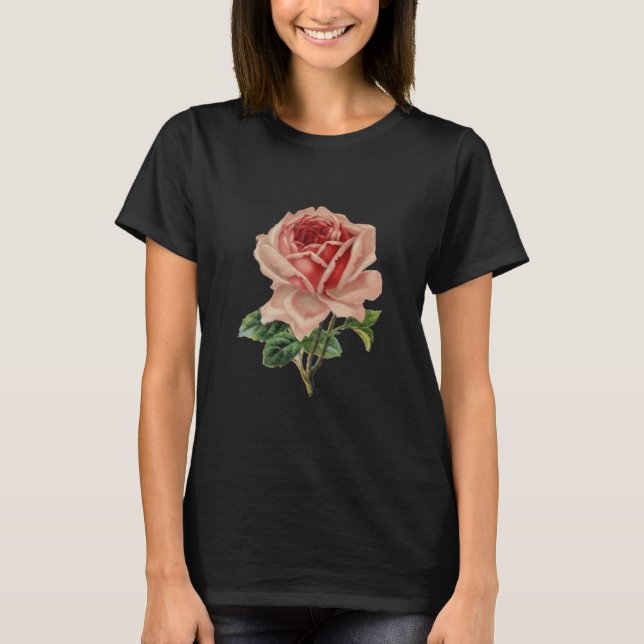 VINTAGE ROSE VERBREITET SHIRT (Vorderseite)