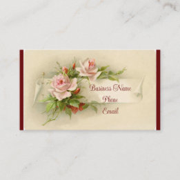 Vintage Rose - Visitenkarte