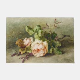 Vintage Rose von Margaretha Roosenboom Fußmatte