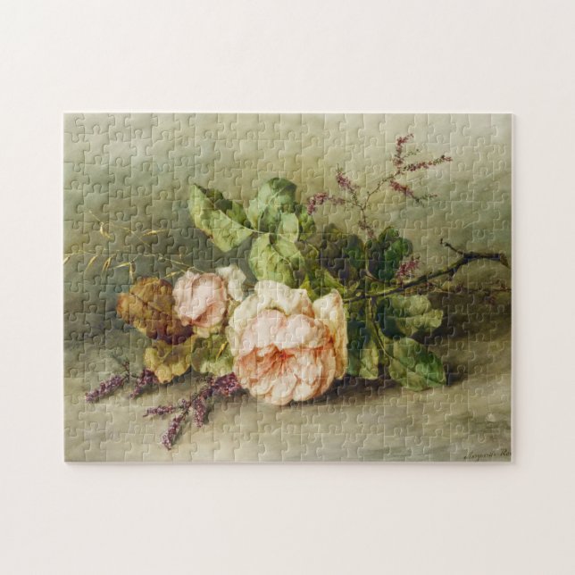 Vintage Rose von Margaretha Roosenboom Puzzle (Horizontal)