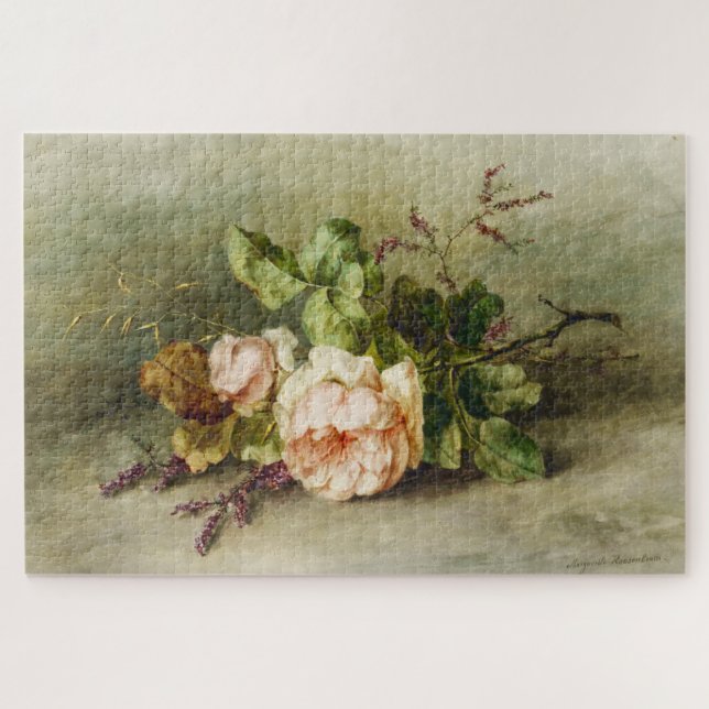 Vintage Rose von Margaretha Roosenboom Puzzle (Horizontal)