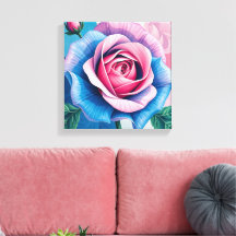 Vintage Rose Wanddekoration Antike Blume Kunst