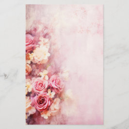 Vintage Rosen Briefpapier