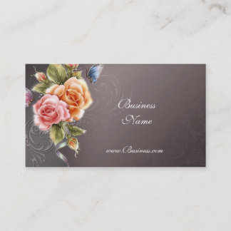 Vintage Rosen der Visitenkarte 2