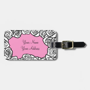 Vintage Rosen Gepäckanhänger