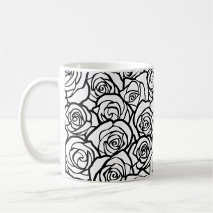 Vintage Rosen Kaffeetasse