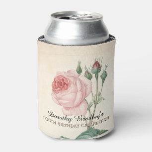 Vintage Rosen-kann 100. Geburtstags-Feier cooler Dosenkühler