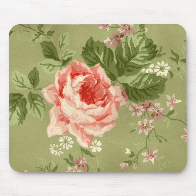 Vintage Rosen Mousepad (Vorne)