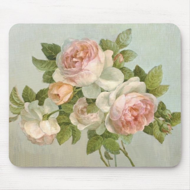 Vintage Rosen Mousepad (Vorne)