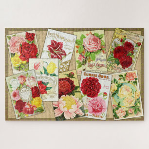 Vintage-Rosen-Puzzle Puzzle