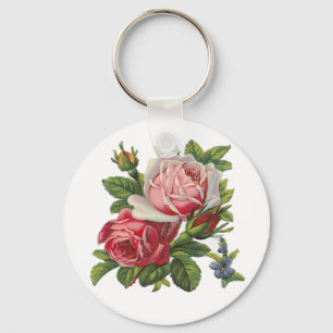 VINTAGE ROSEN SCHLÜSSELANHÄNGER