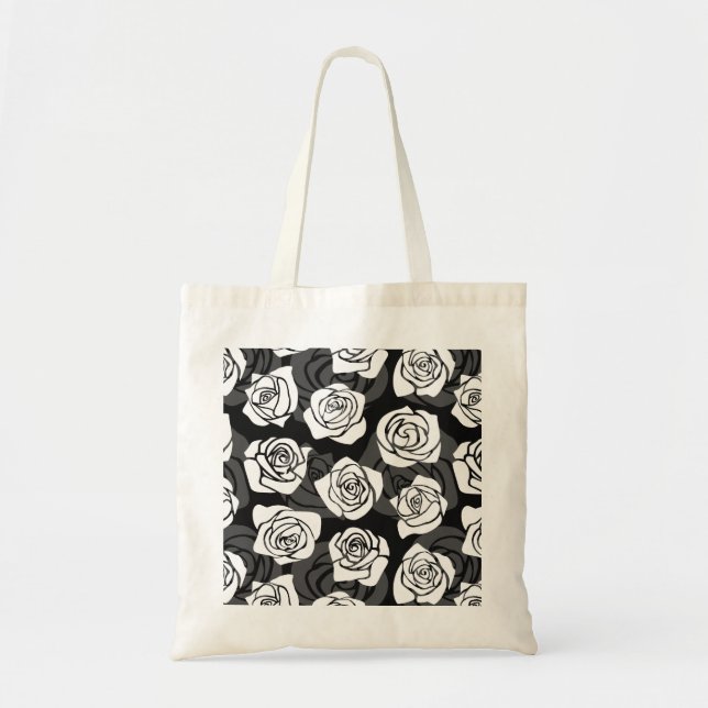 Vintage Rosen Tragetasche (Vorne)