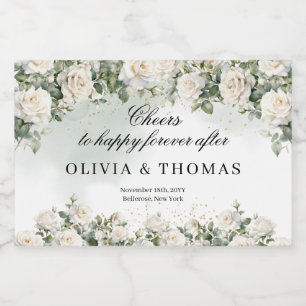 Vintage Rosen und Grünpflanzen Hochzeit