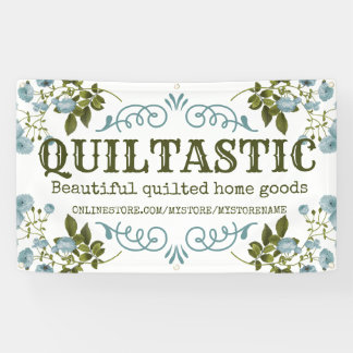 Vintage roses quilter quilt quilting sewing crafts banner