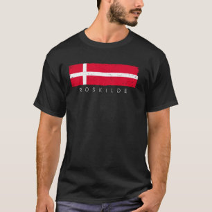 Vintage Roskilde Dänemark Urlaub Dänemark Liebhab T-Shirt
