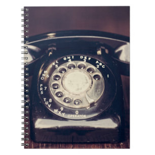Vintage Rotary Phone Notizblock