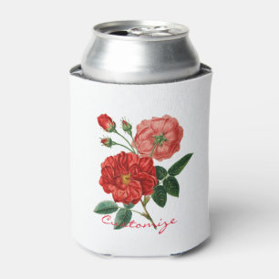 Vintage Rote Rose Illustration Thunder_Cove Dosenkühler