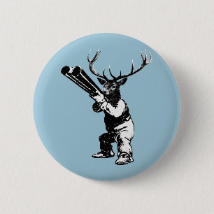 Vintage Rotwildjagd Button