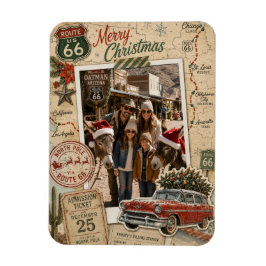 Vintage Route 66 individuelles Bilderalbum Zuhause Magnet