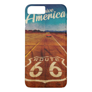 Vintage Route 66 iPhone-Hülle Case-Mate iPhone Hülle