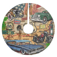 Vintage Route 66, nostalgisches Poster.