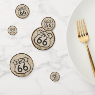 Vintage Route 66 Roadtrip-Konfetti Konfetti