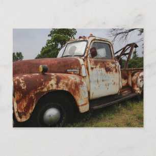 Vintage Route 66 Schleppwagen Postkarte