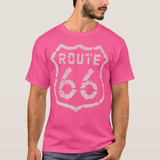 Vintage Route 66 T-Shirt (Vorderseite)