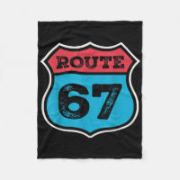 Vintage Route 67 Six Seven Meme 67. Geburtstag 80e