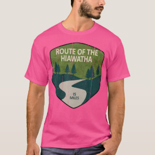 Vintage Route der Hiawatha-Wanderung T-Shirt