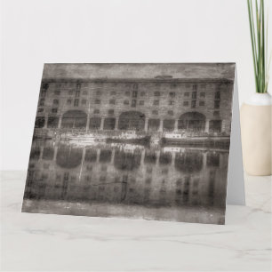Vintage Royal Albert Dock Liverpool Karte