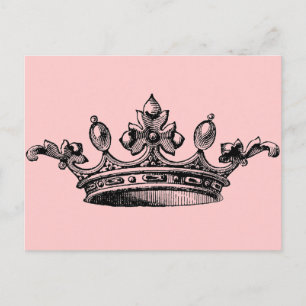 Vintage Royal Crown Postkarte