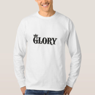 Vintage Royal Glory Typografie Kronen Kunst T-Shirt