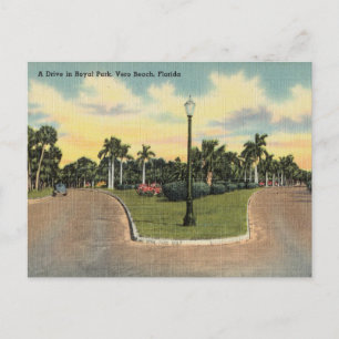 Vintage, Royal Park, Vero Beach, Florida Postkarte