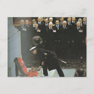 Vintage Royalität, Charles einen Kranz Postkarte