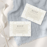 Vintage RSVP-Karte