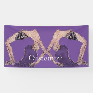 Vintage Rückbiegung Yoga Pose Thunder_Cove Banner